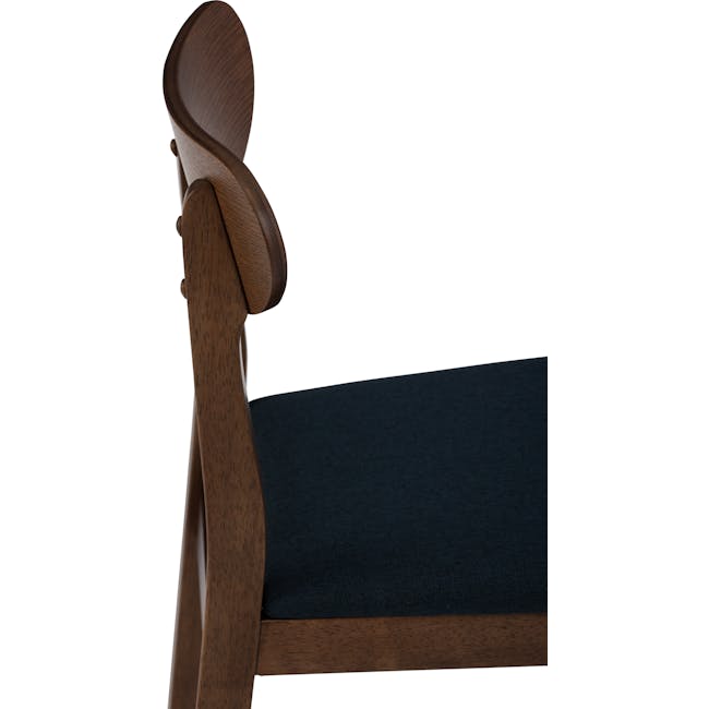 Lennox Counter Chair - Walnut, Navy - 7