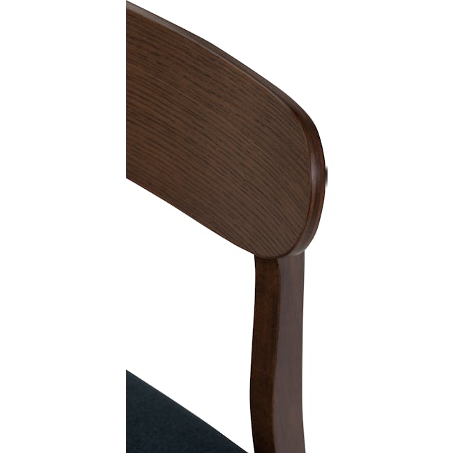 Lennox Counter Chair - Walnut, Navy - 6
