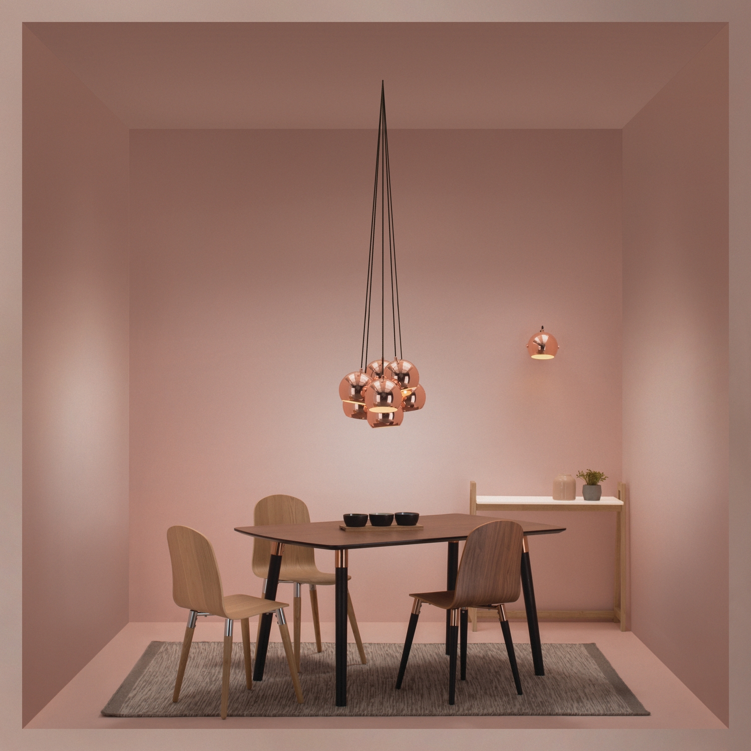 4 Jazz Dining Chairs In Matt Black Walnut Dining Sets By Hipvan Hipvan