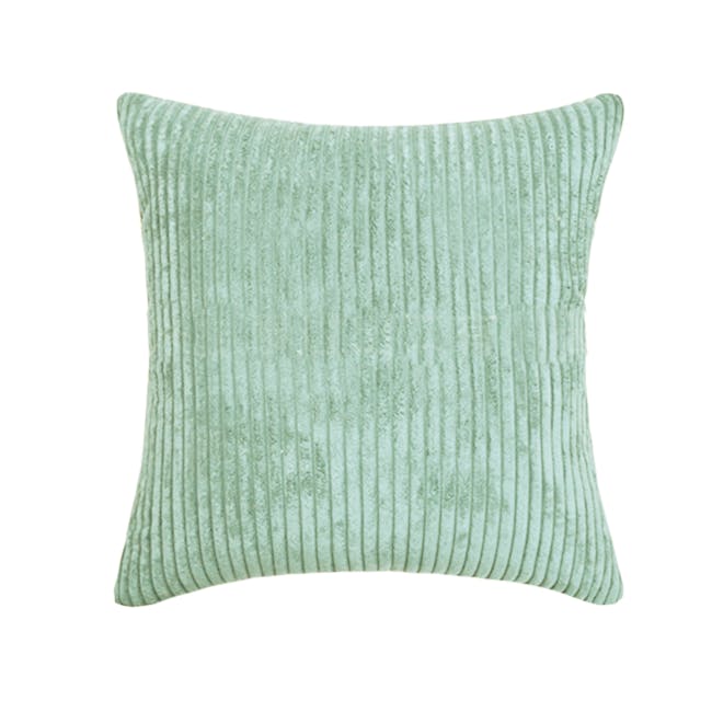 Emeri Large Corduroy Cushion Cover - Mint - 0