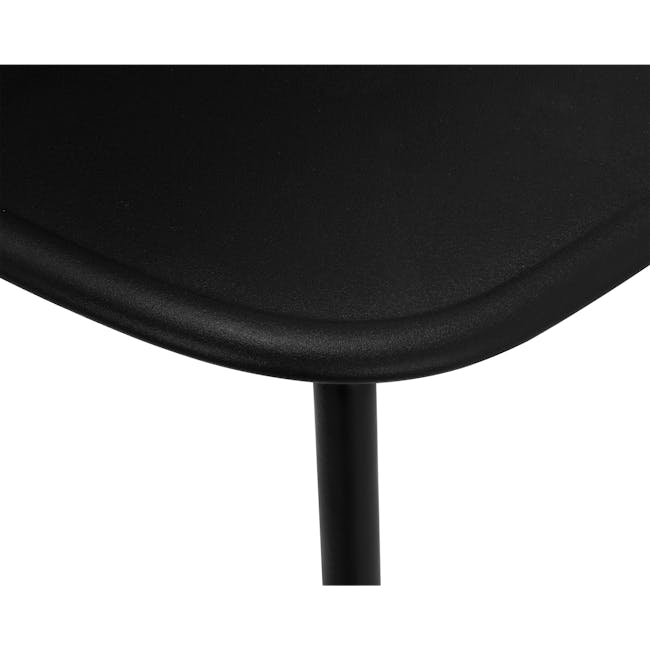 Lyon Bar Chair - Black, Carbon - 4