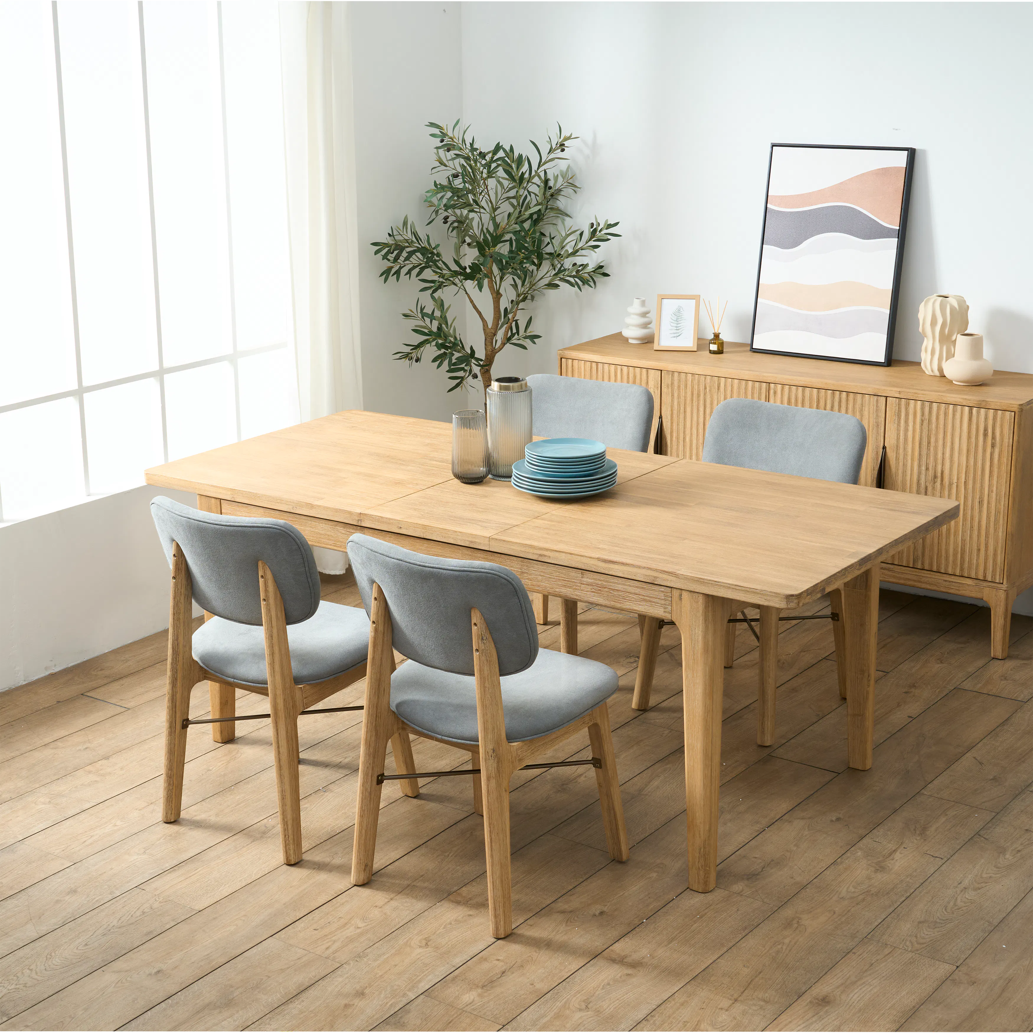 Terago Extendable Dining Table 1.6m-2m - 7