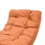 Luna Rocking Lounge Chair - Rust Orange - 7
