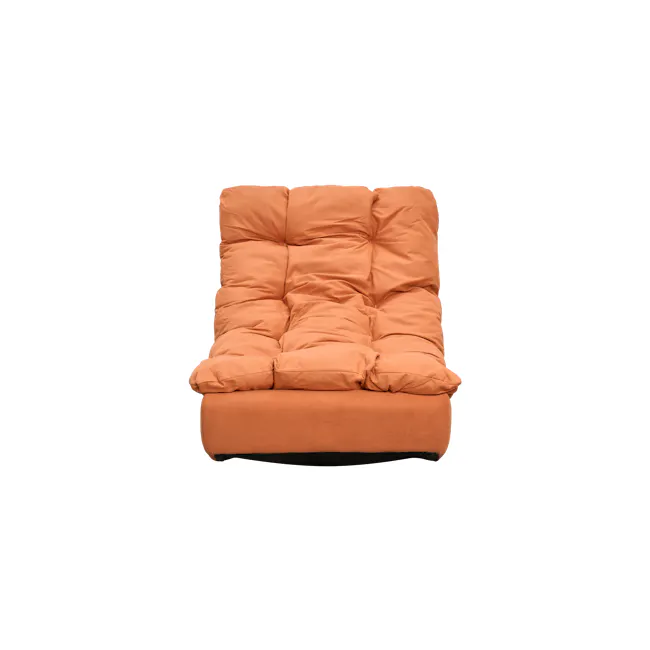 Luna Rocking Lounge Chair - Rust Orange - 5