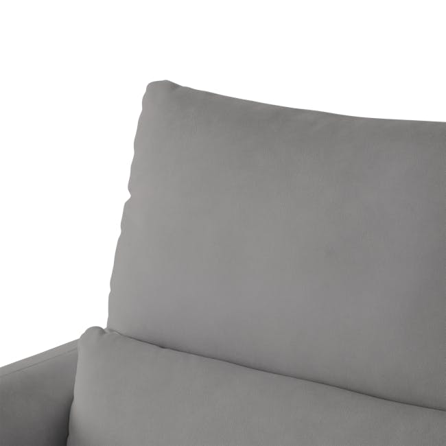 Lloyd Left Arm Power Recliner Unit - Night Sky (Scratch Resistant) - 6 - Grey upholstered sofa, minimalist design, soft