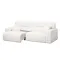 Forte 4 Seater Power Sliding Extension Sofa - Pearl River (Scratch Resistant) - Zero Wall
