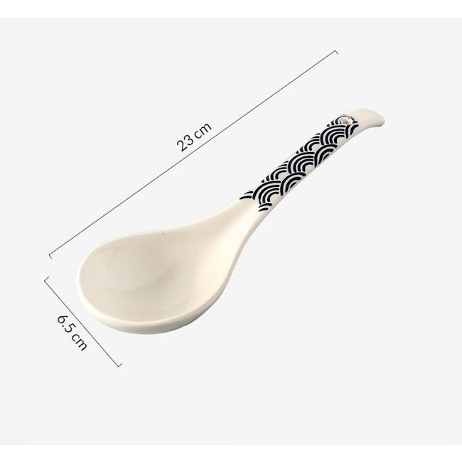 Table Matters Blue Wave Spoon (2 Sizes) - 6