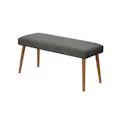 Miranda Bench 1m - Cocoa, Charcoal Ash