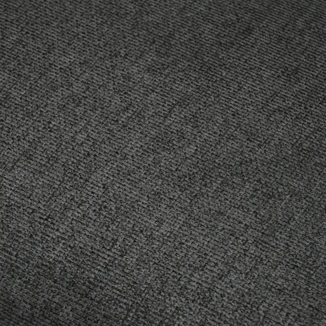 Miranda Bench 1m - Cocoa, Charcoal Ash - 5 - Graded texture with intricate weave pattern, Dark gray, woven fabric surface