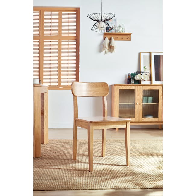 Hansen Dining Chair - Oak - 2