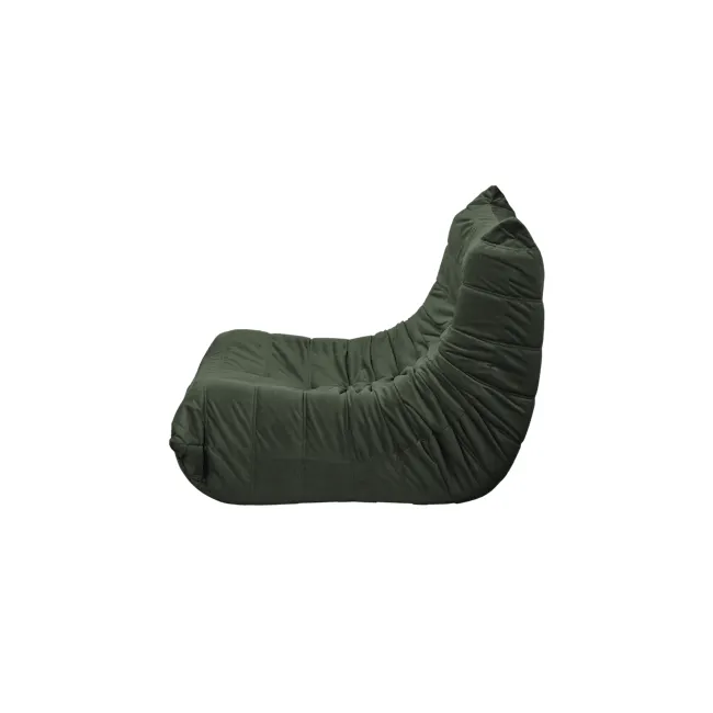 Hayward 1 Seater Low Sofa - Moss Green (Velvet) - 6