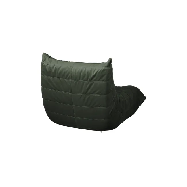 Hayward 1 Seater Low Sofa - Moss Green (Velvet) - 7