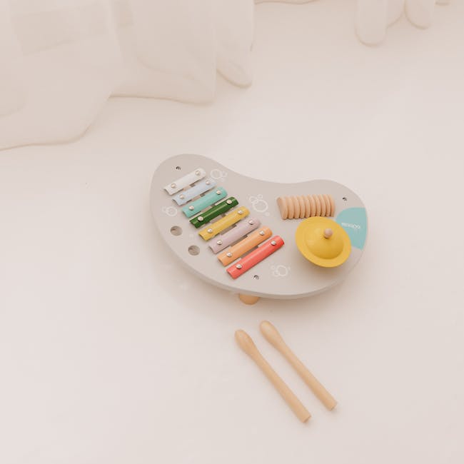 Bubble Wooden Music Table - 6 - Baby xylophone, colorful xylophones, wooden xylophone, musical toys, musical instruments