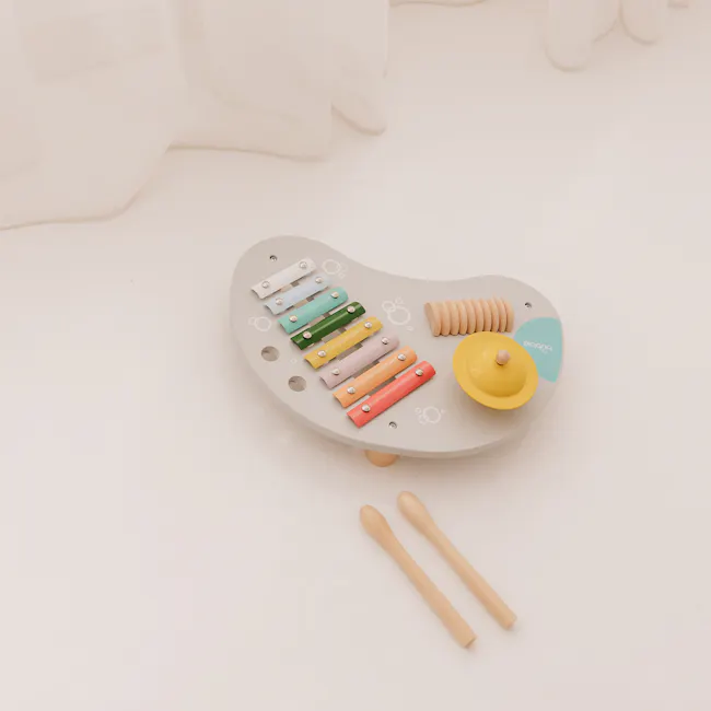 Bubble Wooden Music Table - 6 - Baby xylophone, colorful xylophones, wooden xylophone, musical toys, musical instruments