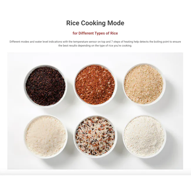 Hitachi Microcomputer Rice Cooker 1.8L - RZ-R18XN - 12