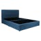 ESSENTIALS Super Single Headboard Box Bed - Denim (Fabric) - 3