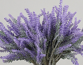 Faux Lavender Stem Purple (Set of 5), Botanicals by HipVan HipVan