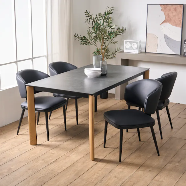 Julio Dining Chair - Black (Pet Friendly) - 3