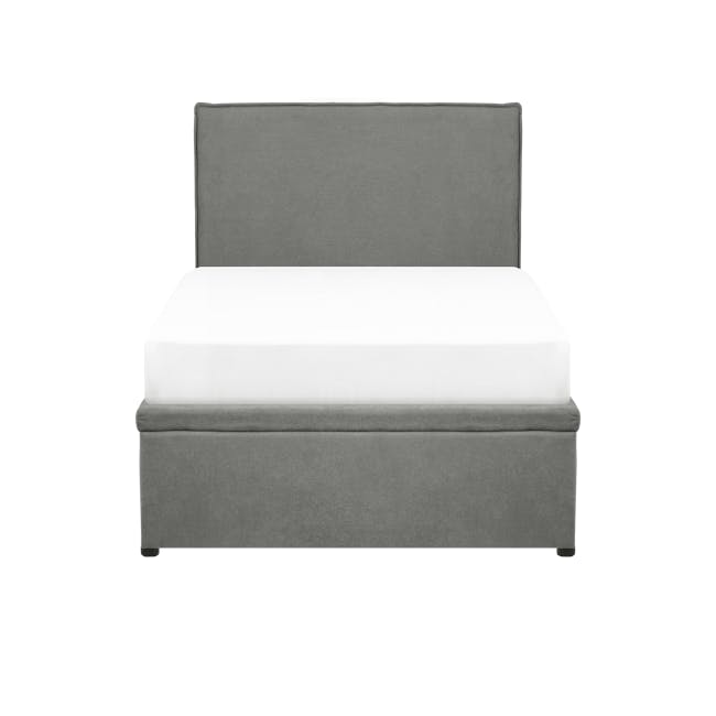 Arthur Single Storage Bed - Urban Grey (Fabric) - 0