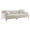 Brielle 3 Seater Sofa in Pearl River with Galen Lounge Chair in Ash Grey - 2