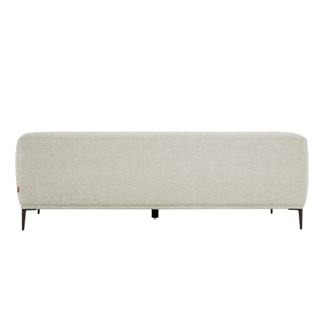 Brielle 3 Seater Sofa in Pearl River with Galen Lounge Chair in Ash Grey - 3