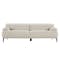 Brielle 3 Seater Sofa in Pearl River with Galen Lounge Chair in Ash Grey - 5