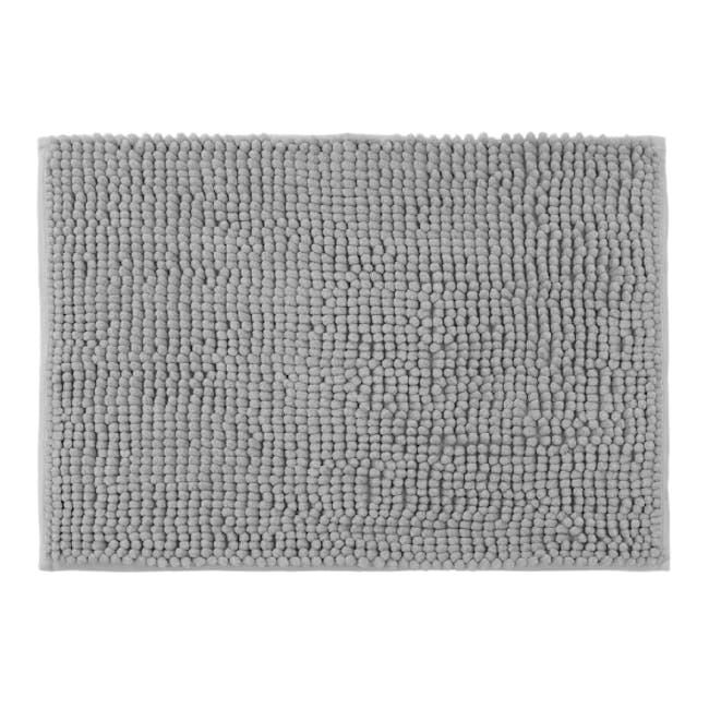 Cora Chenille Floor Mat - Light Grey - 0