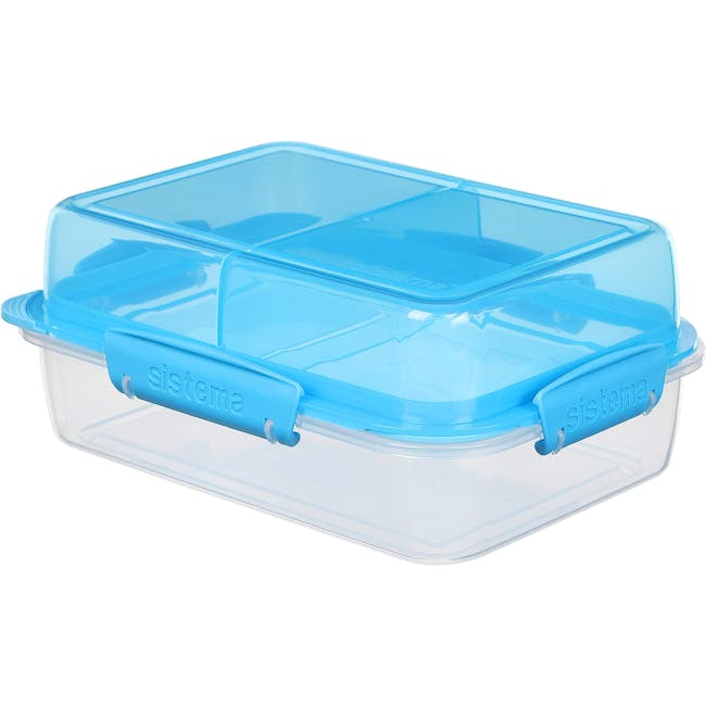 Sistema Lunch Stack To Go Rectangle 1.8L - Blue - 4