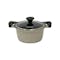 LocknLock Stone Marble Casting Non-Stick Casserole with Lid (2 Sizes) - 0
