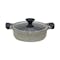 LocknLock Stone Marble Casting Non-Stick Casserole with Lid (2 Sizes) - 1