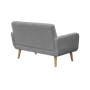 Cali 2 Seater Sofa with Cali Armchair - Siberian Grey - 4