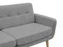 Cali 2 Seater Sofa with Cali Armchair - Siberian Grey - 5