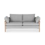 Astrid 2 Seater Sofa - Natural, Slate - 0