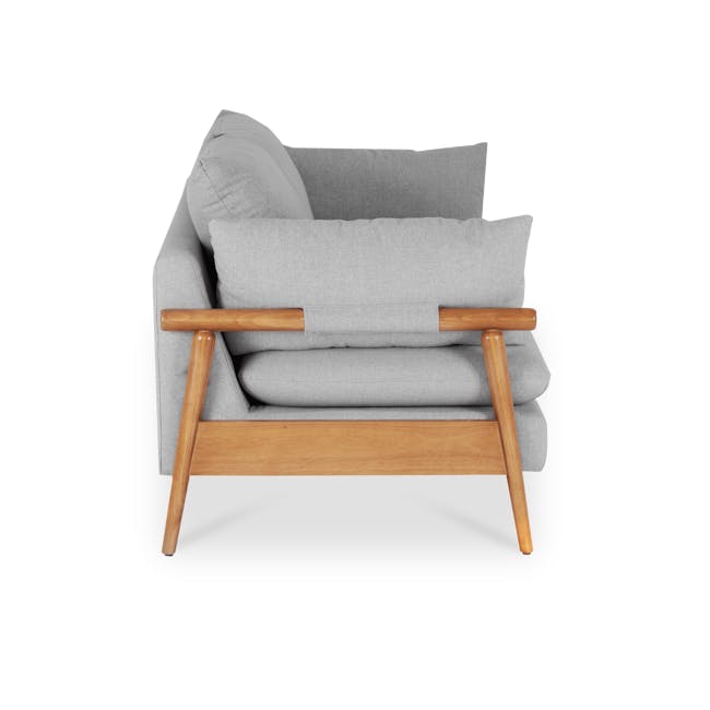 Astrid 2 Seater Sofa - Oak, Slate - 4
