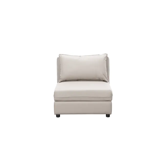 Cameron 4 Seater Storage Sofa - Grey (Pet Friendly) - 21 - Cream-colored, modern, minimalist, cushioned, plush, cozy