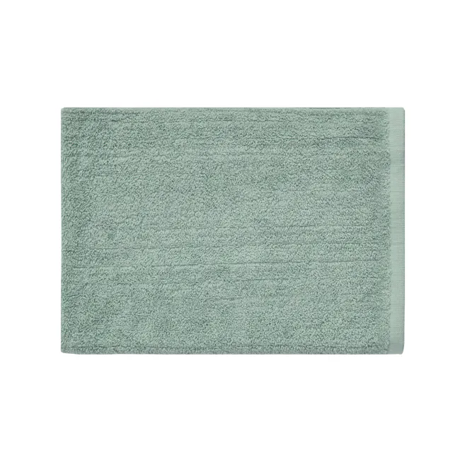 EVERYDAY 100% Cotton Bath Mat 70 x 50 cm - Fresh Mint - 3 - Soft, textured, light green bath mat, Ergonomic, ergonomic, flat