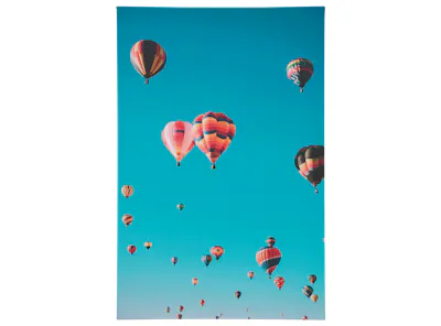 Adventure Art Print on Stretched Canvas - Hot Air Balloon