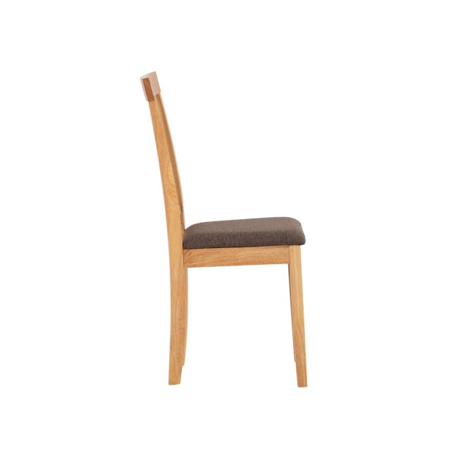 Myla Dining Chair - Natural, Chestnut - 2