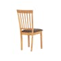Myla Dining Chair - Natural, Chestnut - 3