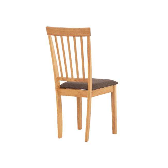 Myla Dining Chair - Natural, Chestnut - 3