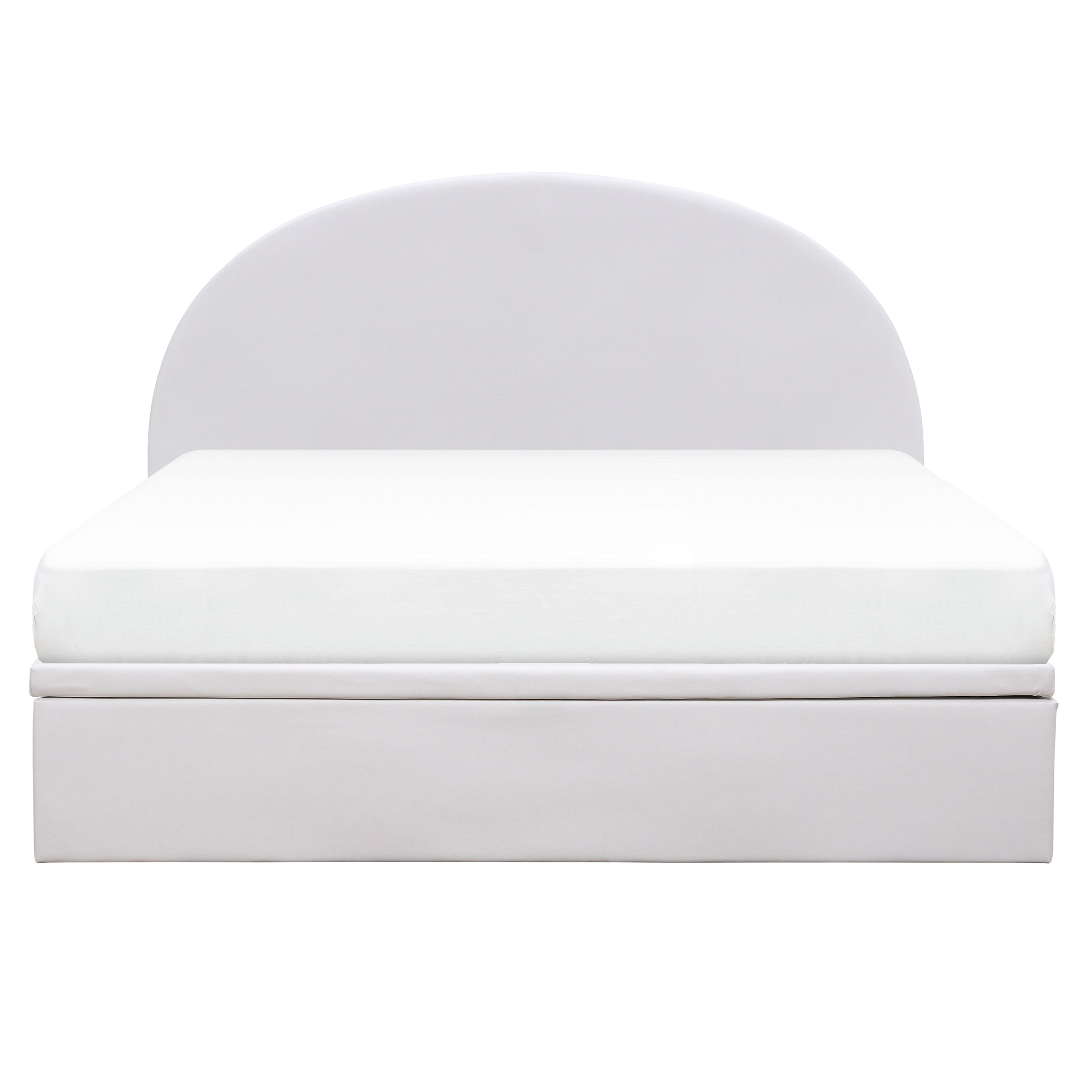 Aspen King Storage Bed - Ivory (Pet Friendly)