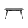Syla Extendable Dining Table 1.6m-2m - Concrete Grey (Sintered Stone) - 3