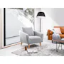 Hana 2 Seater Sofa with Hana Armchair - Light Grey - 7