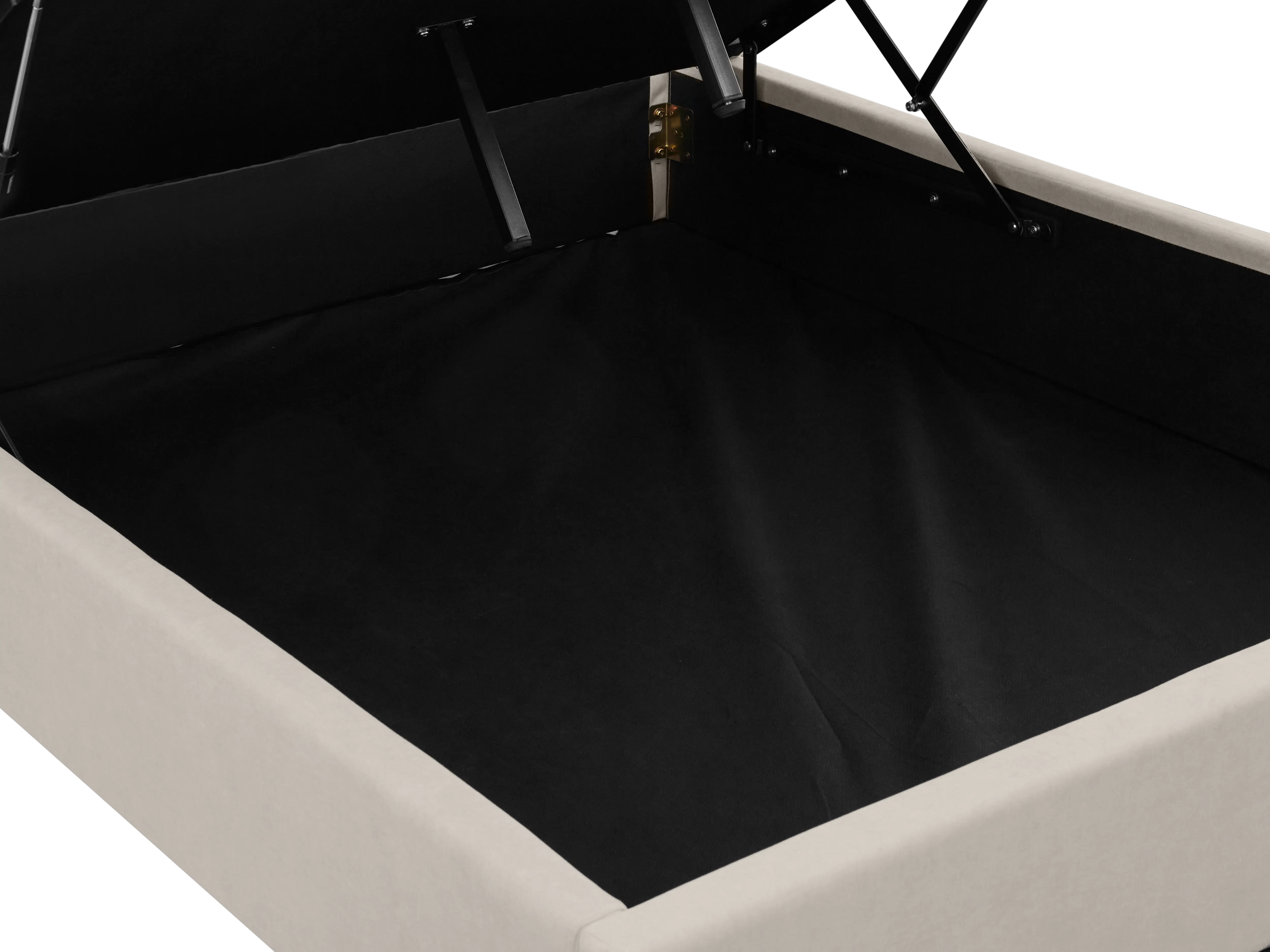 Nolan King Storage Bed - Oatmeal - 7