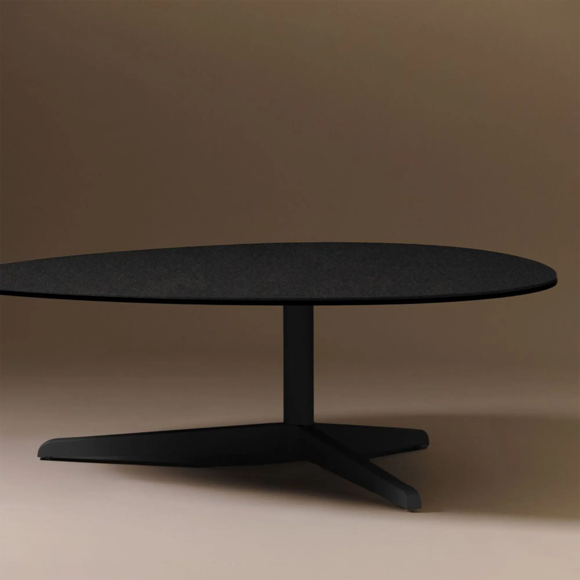Lunea Coffee Table 1m - Black (Ceramic) - 7