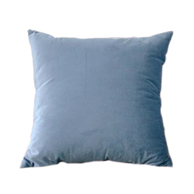 Tammy Large Velvet Cushion - Periwinkle - 0