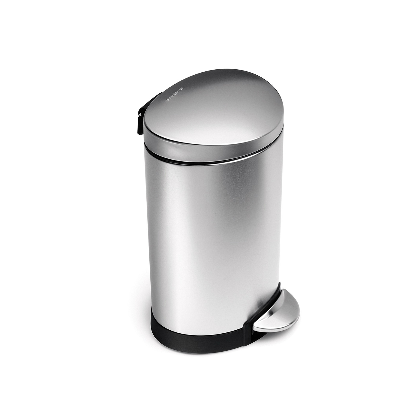simplehuman Semi-Round Step Bin 6L - Silver