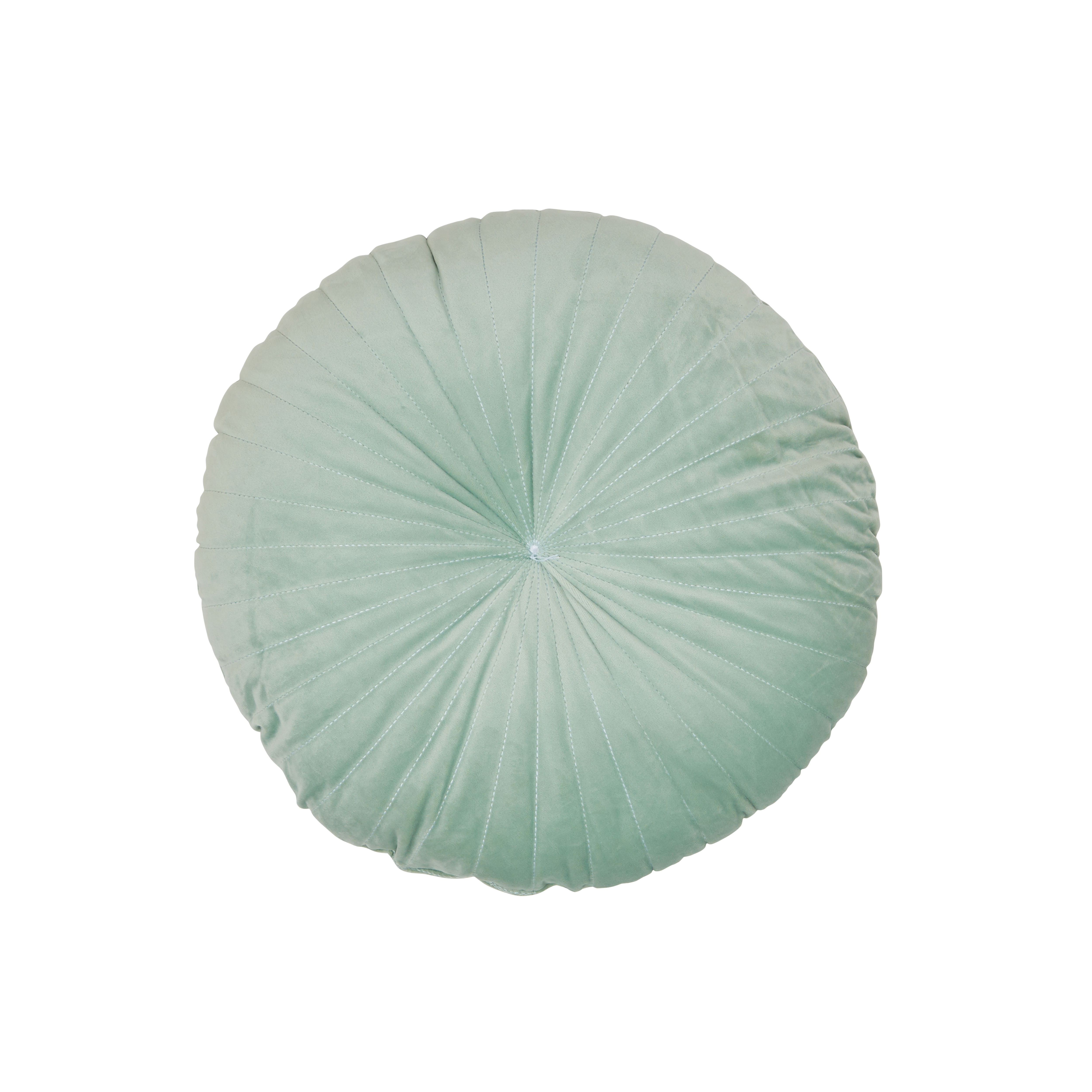 Fenni Round Velvet Cushion - Mint