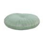 Fenni Round Velvet Cushion - Mint - 4