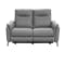 (As-is) Oskar 2 Seater Recliner Sofa - Flint Grey (Genuine Cowhide + Faux Leather) - 9